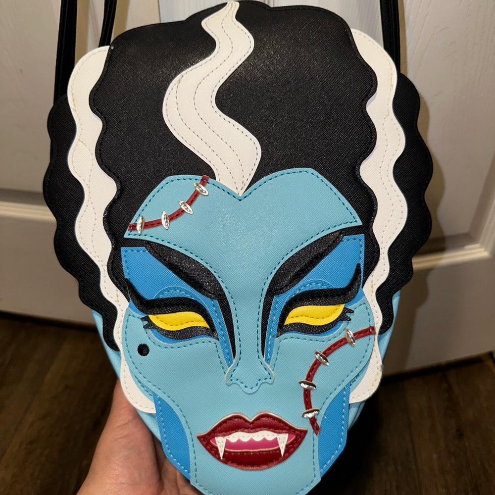 Bride of Frankenstein Monster Love Pain & Stitches X Vixen Micheline Pitt Purse